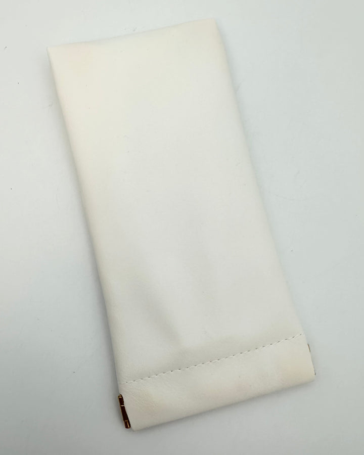 White Soft Sunglass Case