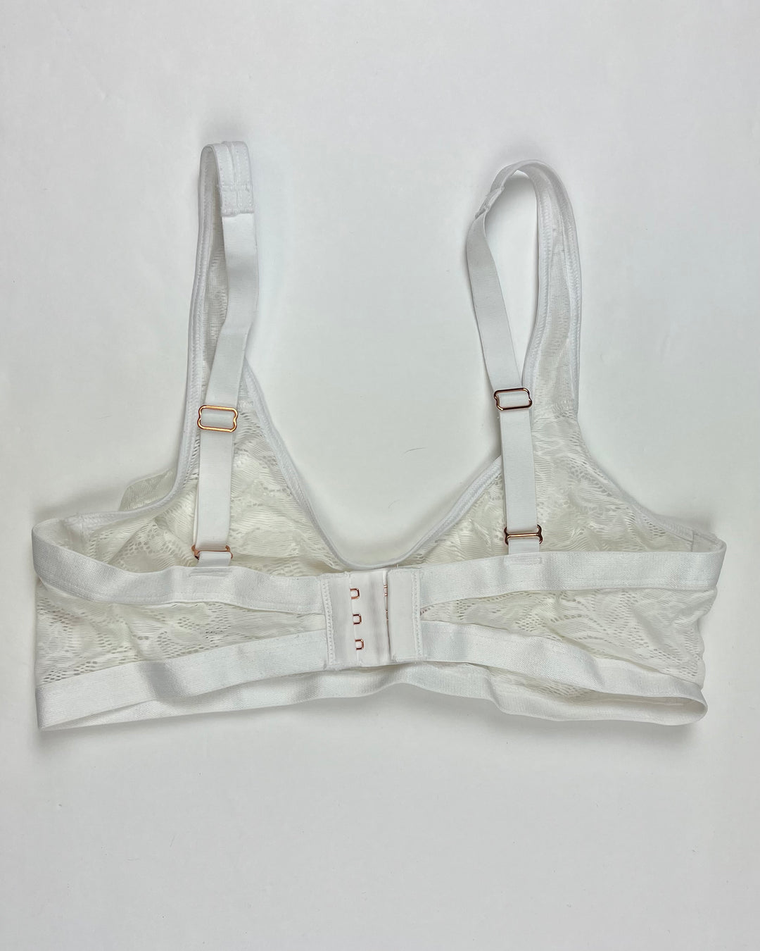 White Lace Bralette - 34C and 34D