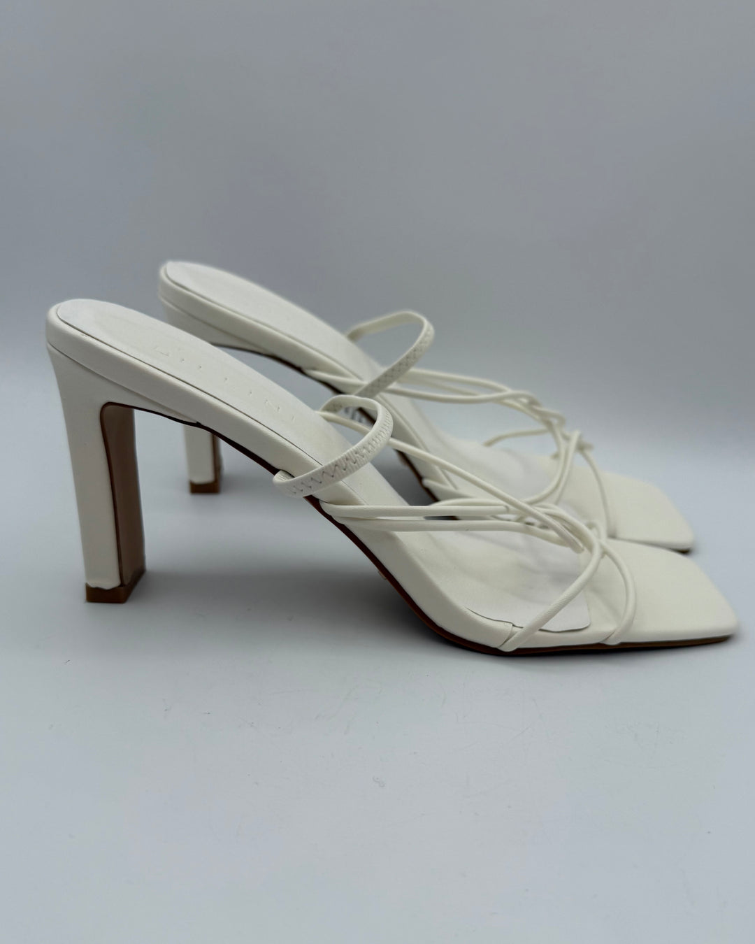 White Sandal Heels - Size 7, 8 and 10