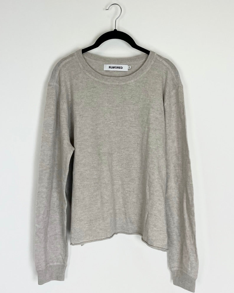 Heather Grey Sweater- Size 00/0