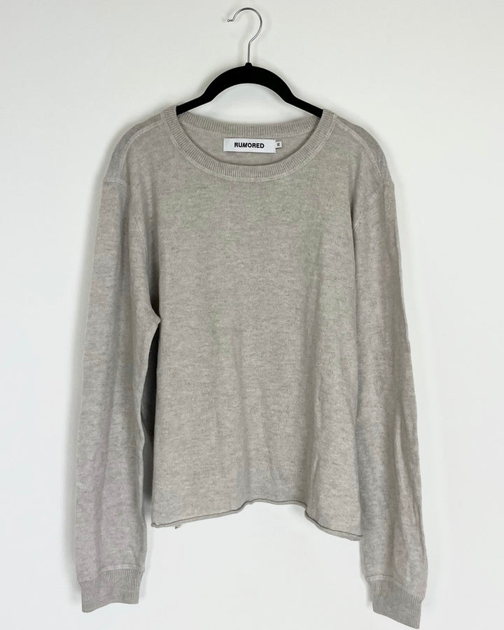 Heather Grey Sweater- Size 00/0