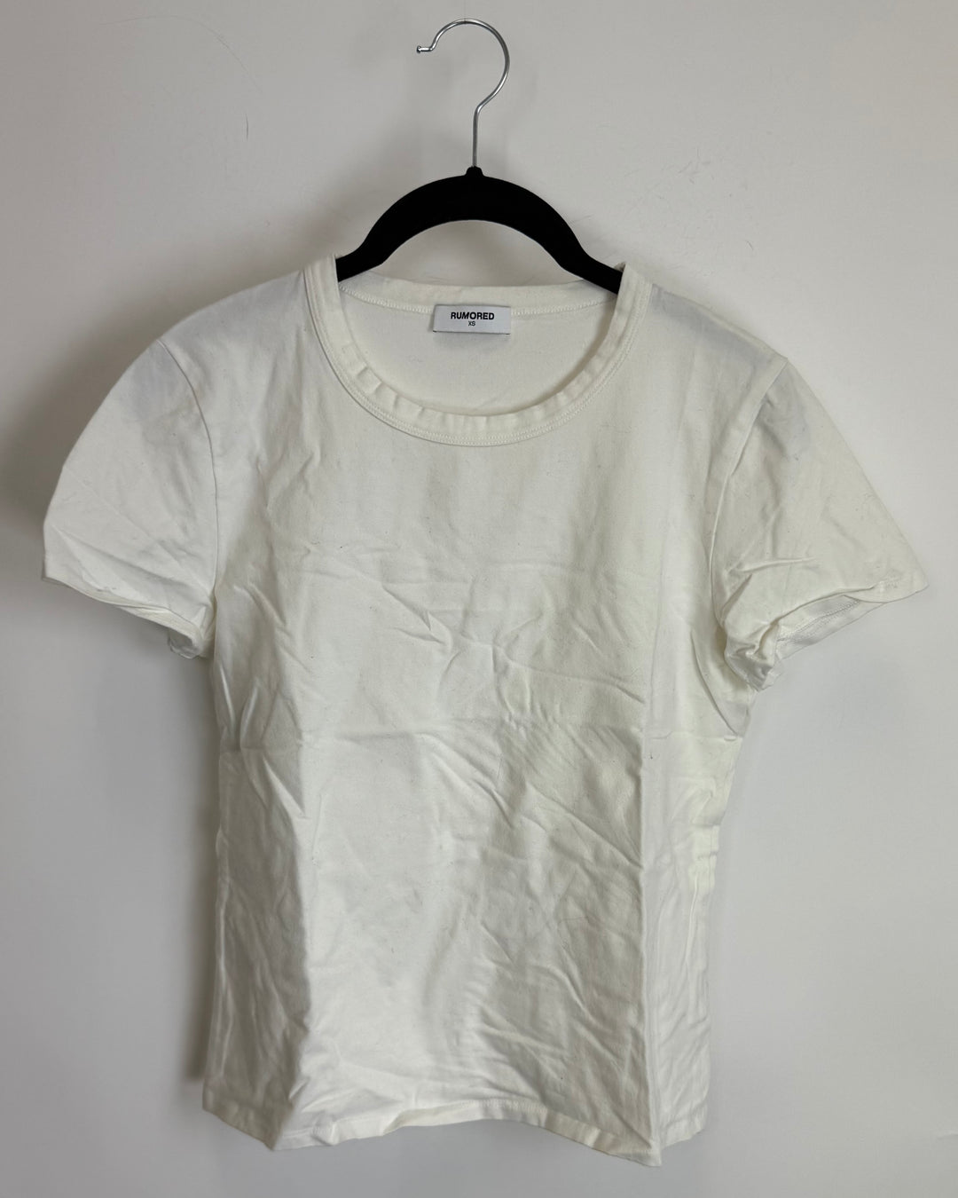 Short Sleeve White Tank Top - Size 2/4