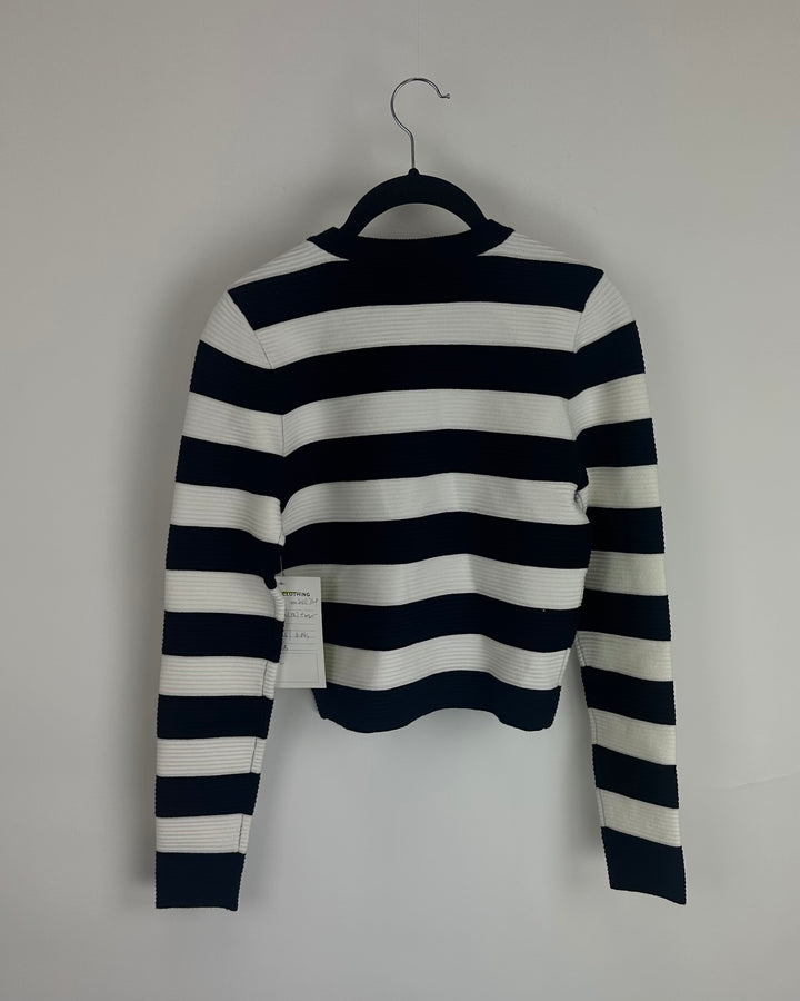 Black & White Striped Top - Size 0/2