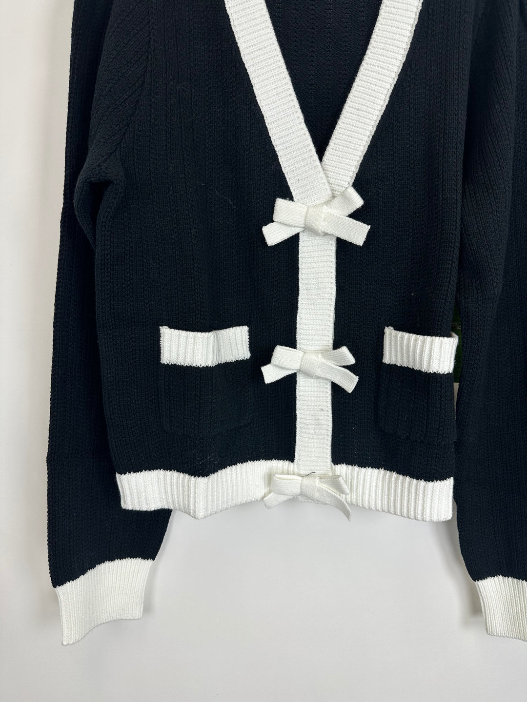 Black Bow Cardigan - Size 2/4 and 4/6