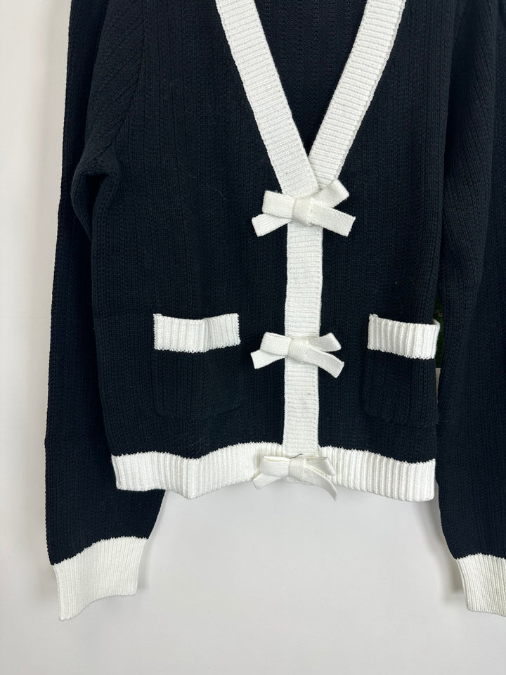 Black Bow Cardigan - Size 2/4 and 4/6