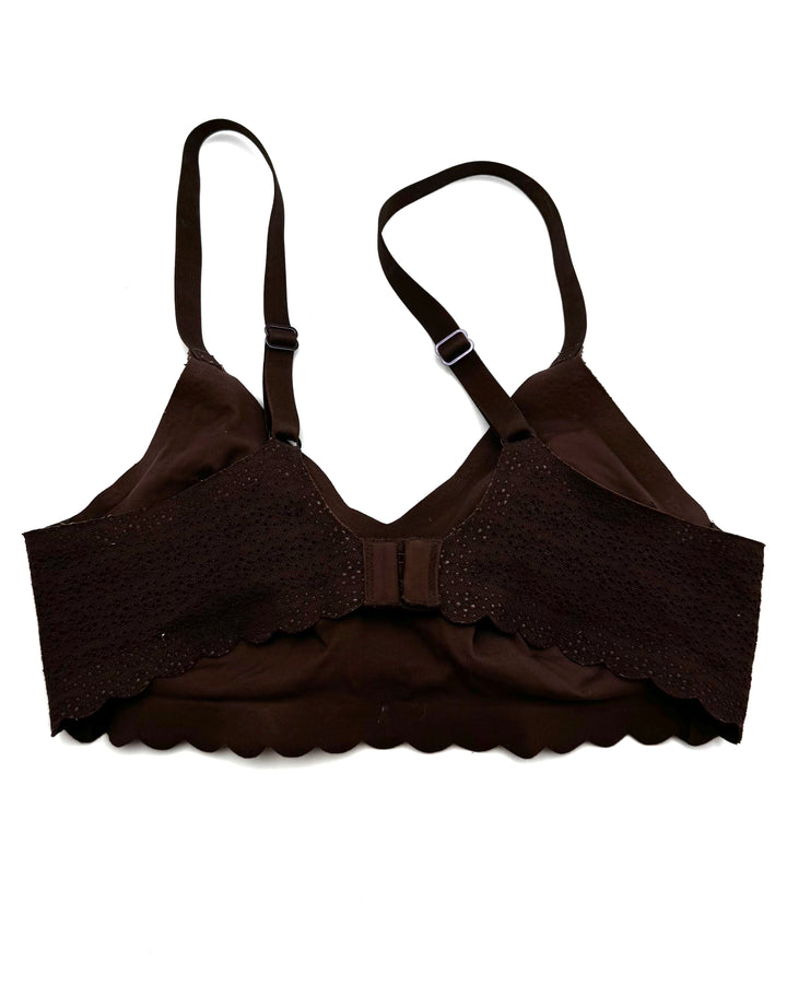 Aerie Brown Padded Bralette - Extra Small