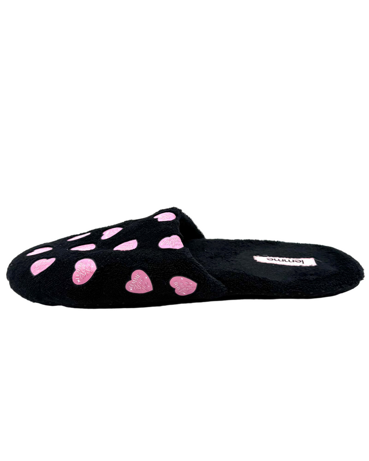 Lemme Black Slippers - Size 7/8