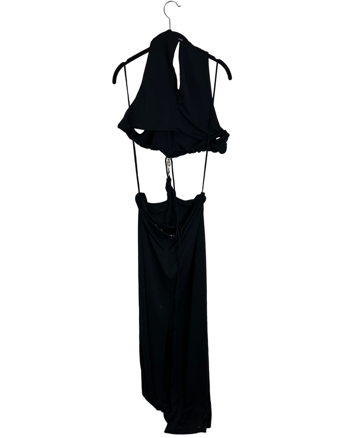 LPA Black Cut Out Dress - Extra Large