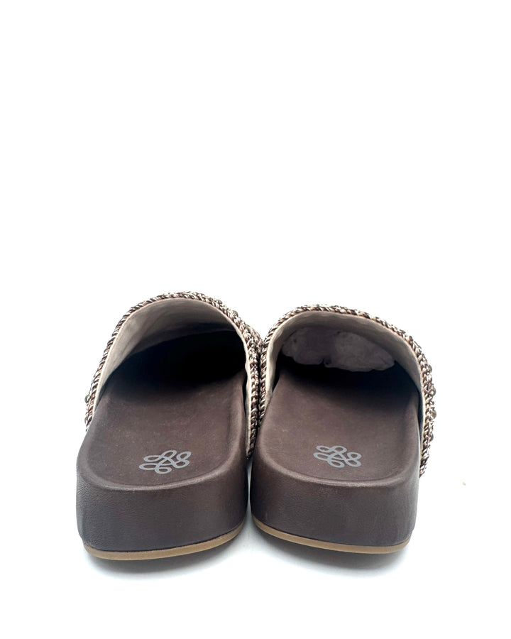 Brown Crochet Clogs - Size 6