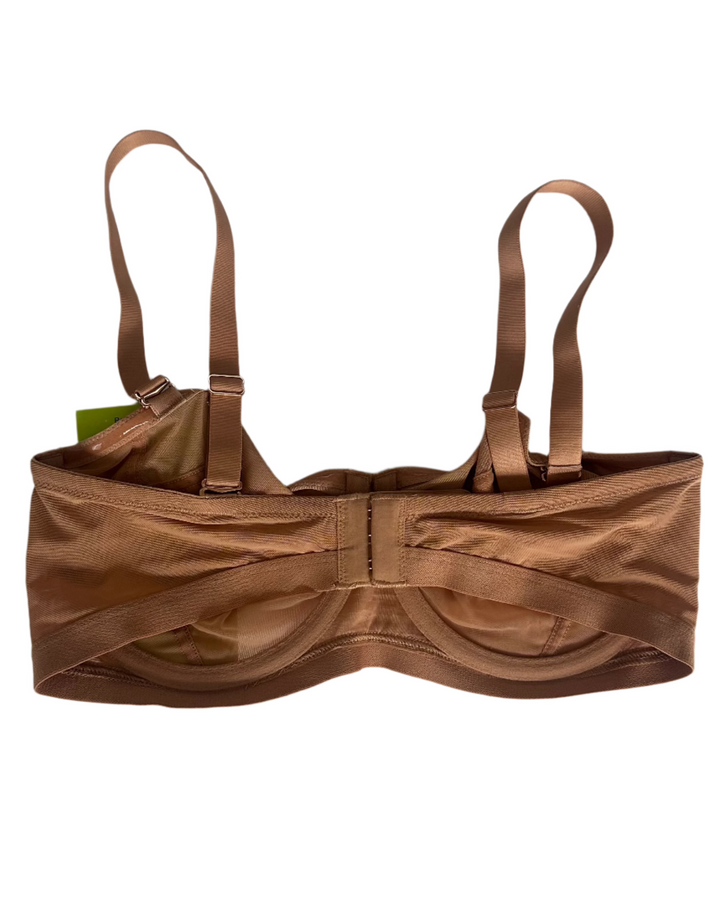 Tan Sheer Underwire Bra - 34D