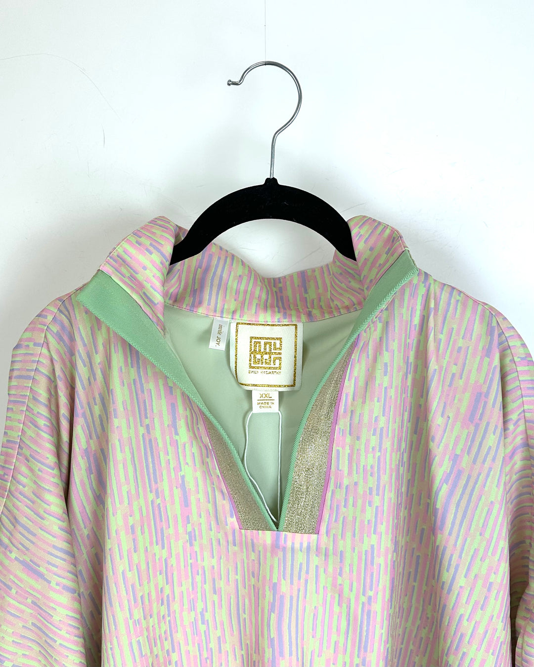 Pink & Green Cropped Top - Extra Extra Large