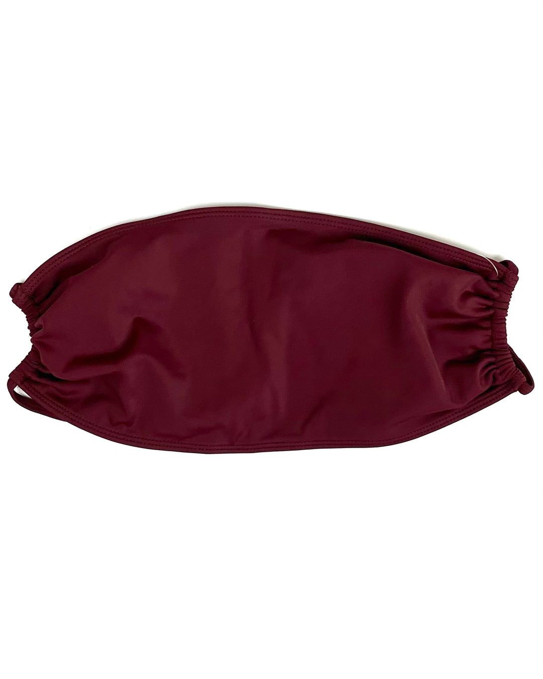 Red Wine Bandeau Swim Top - XS, S, M, L, XL, XXL, XXXL