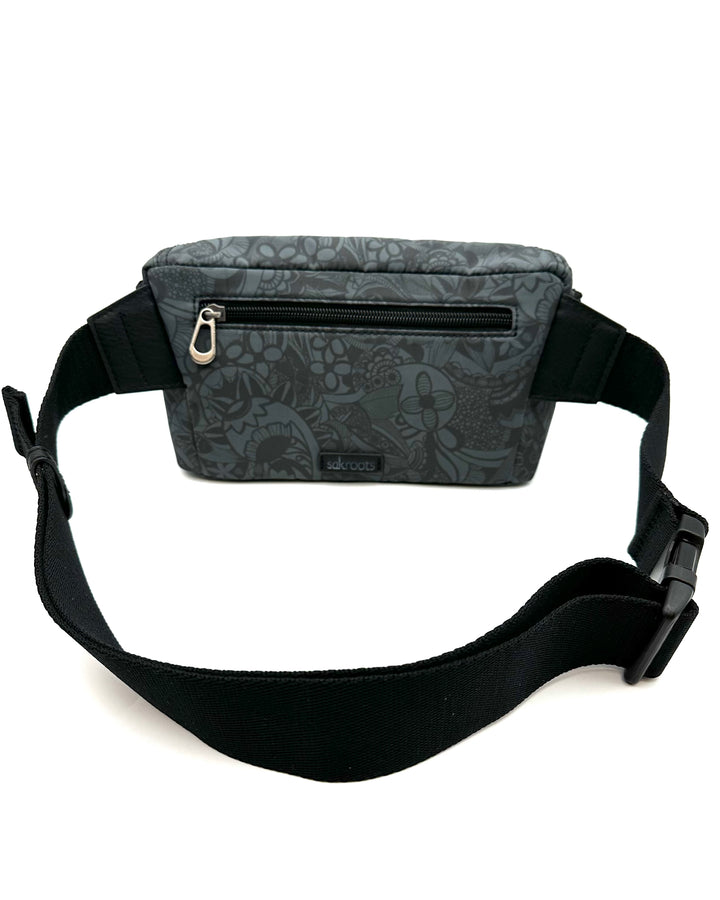 Grey Floral FannyPack