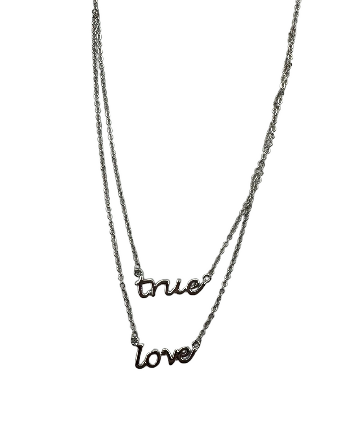 Silver "True Love" Necklace