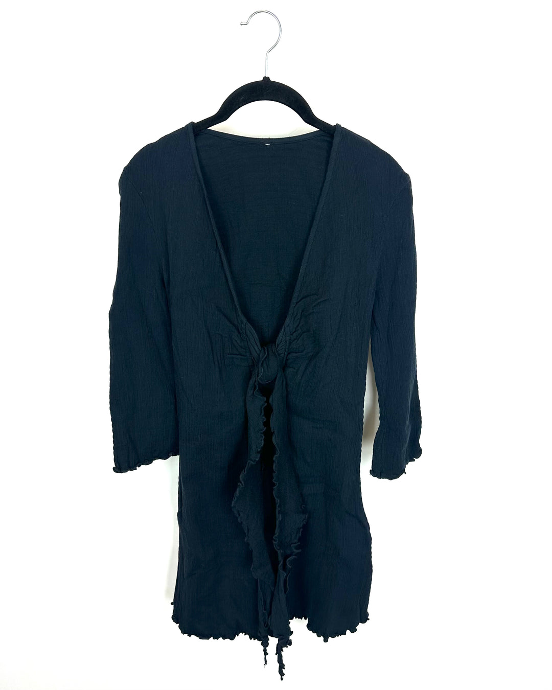 Black Front Bow Dress - Size 4/6