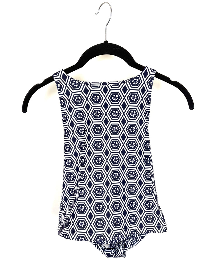 Geo Print Floral top - Size 00/0
