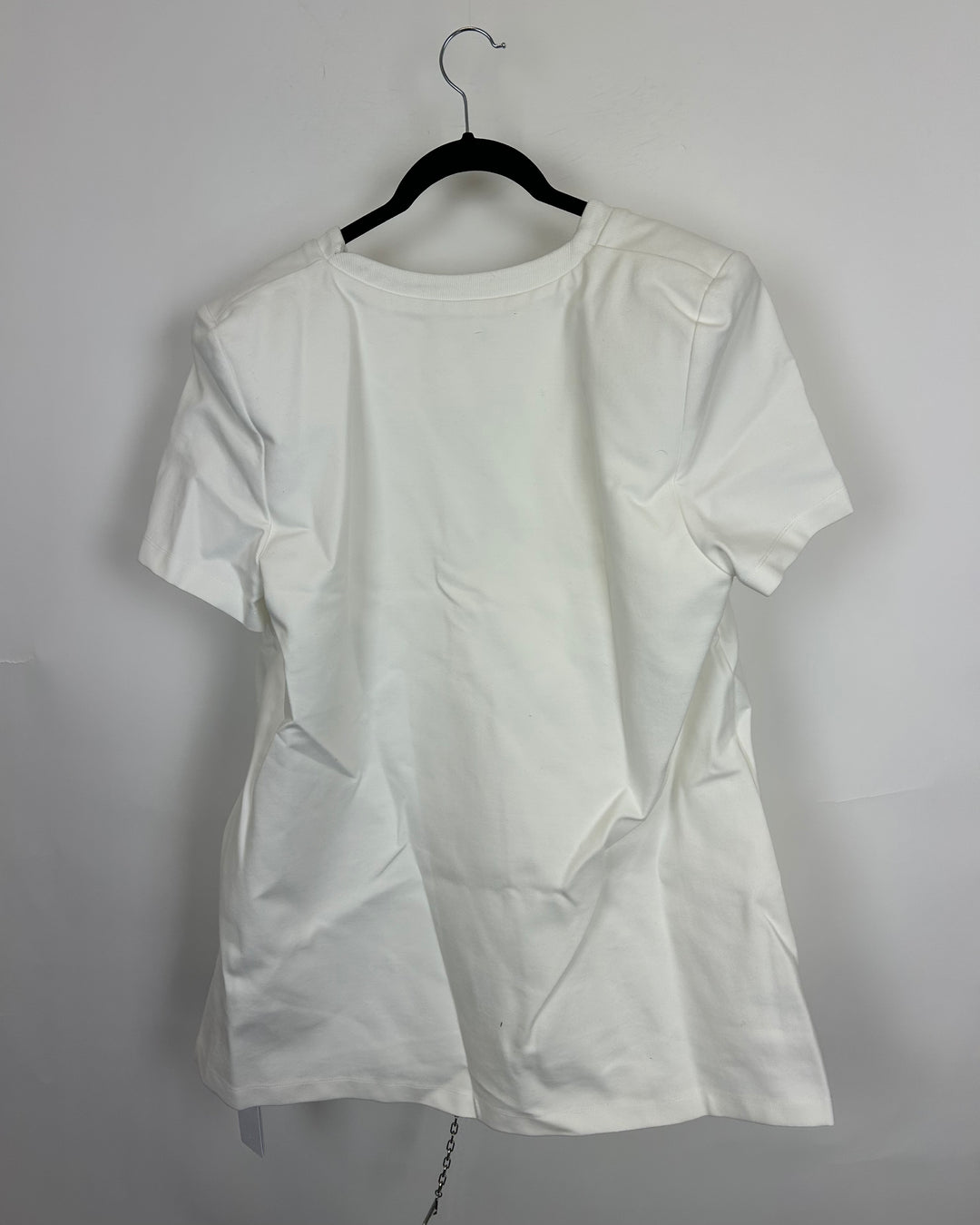 White Fringe Stone T-Shirt Dress - Size 6/8