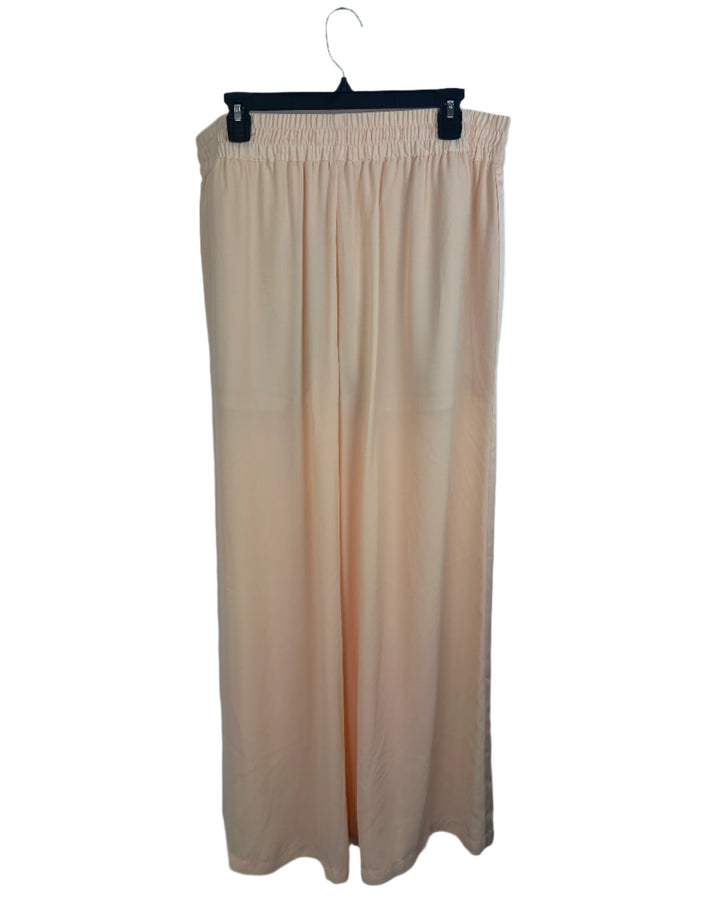 Peach Wide Leg Pants -  Size 1X
