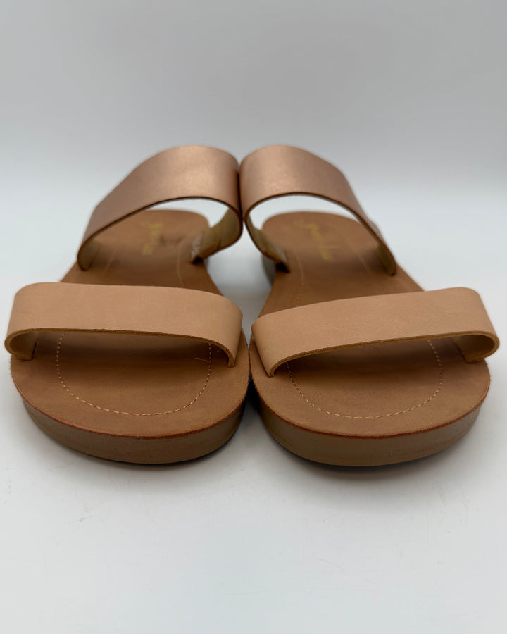 Tan Two Strap Sandals - Size 5.5/6