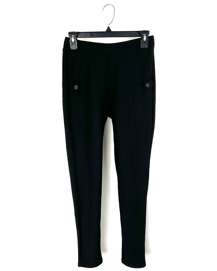 Kay Unger Black Straight Slacks - Size Small