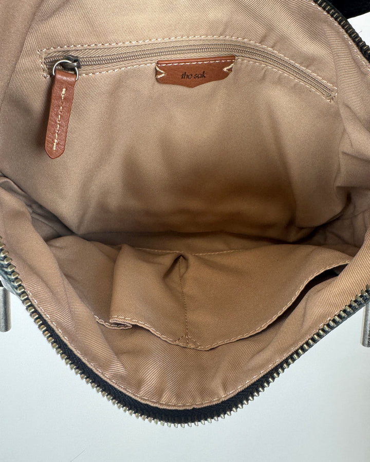 Black Leather Shoulder Bag