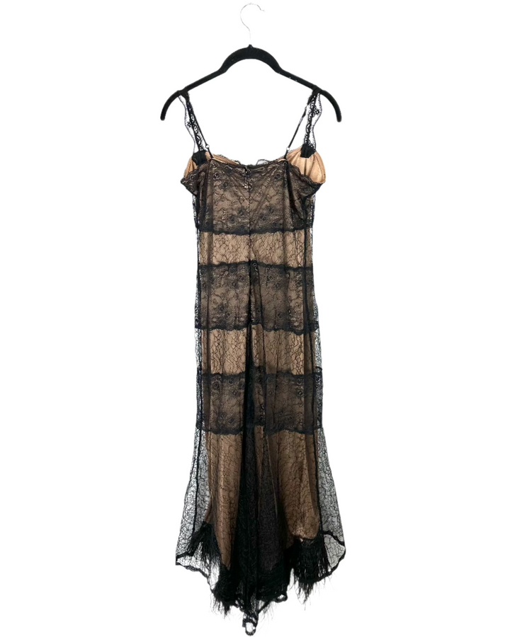Betsey Johnson Black Lace Dress - Size 6