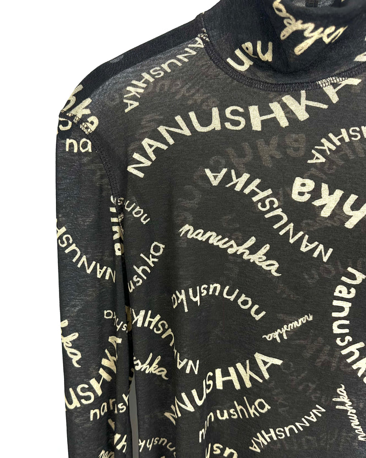 Nanushka Sheer Turtleneck - Size 4/6