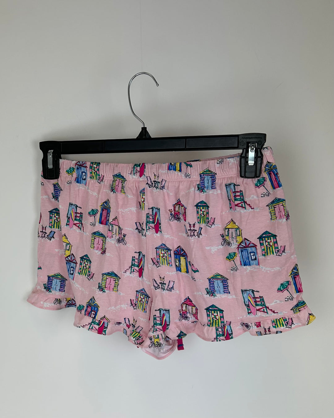 Pink Beach Theme Sleepwear Shorts - Size 2/4