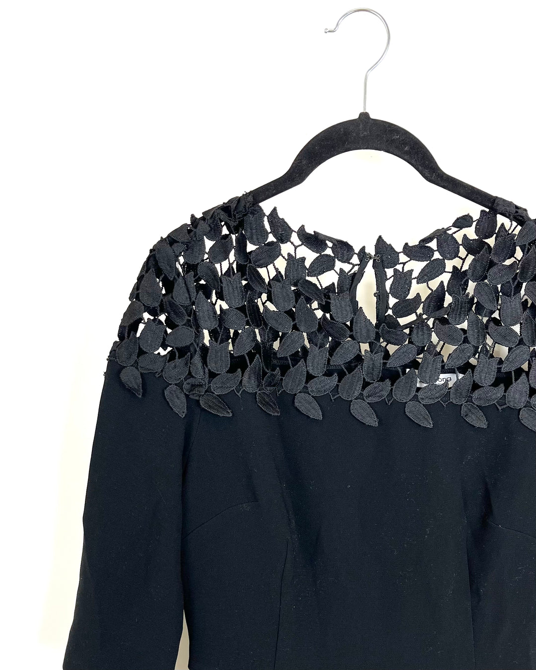 Black Applique Dress - Size 00, 0 and 2