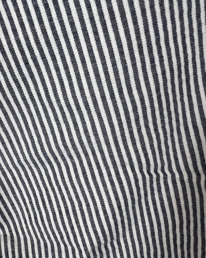 MENS White And Blue Pinstripes Pants - 32X32