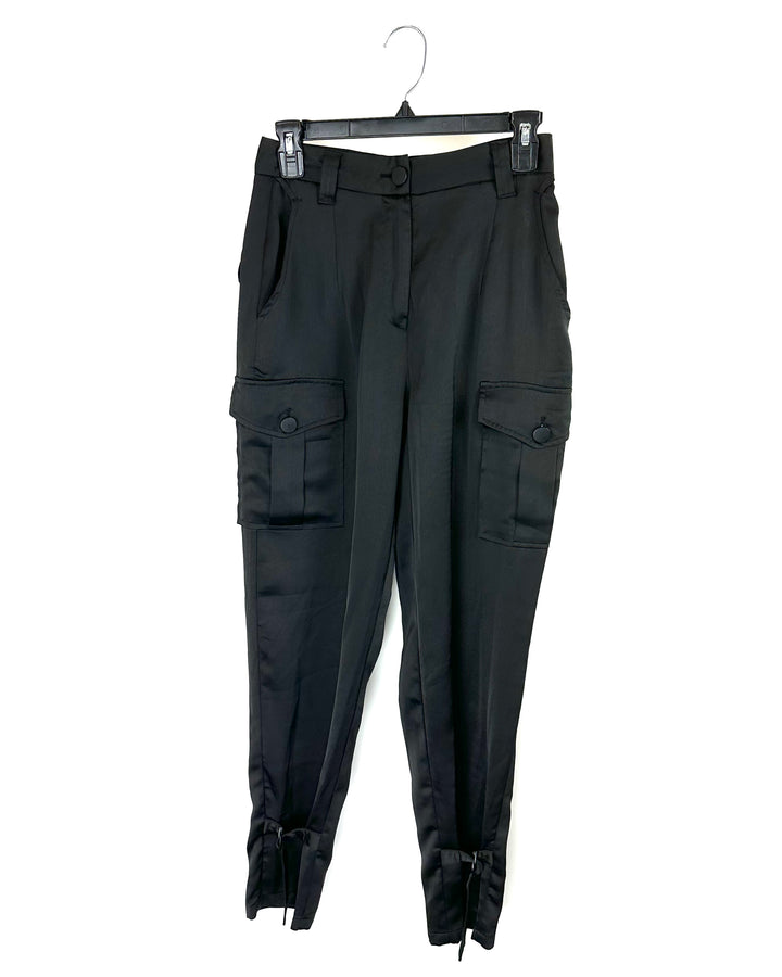 Mossman Black Cargo Pants - Size 4