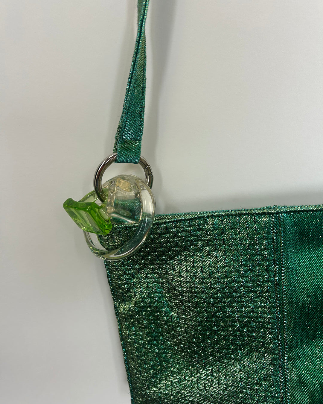 Emerald Green Ring Shoulder Bag