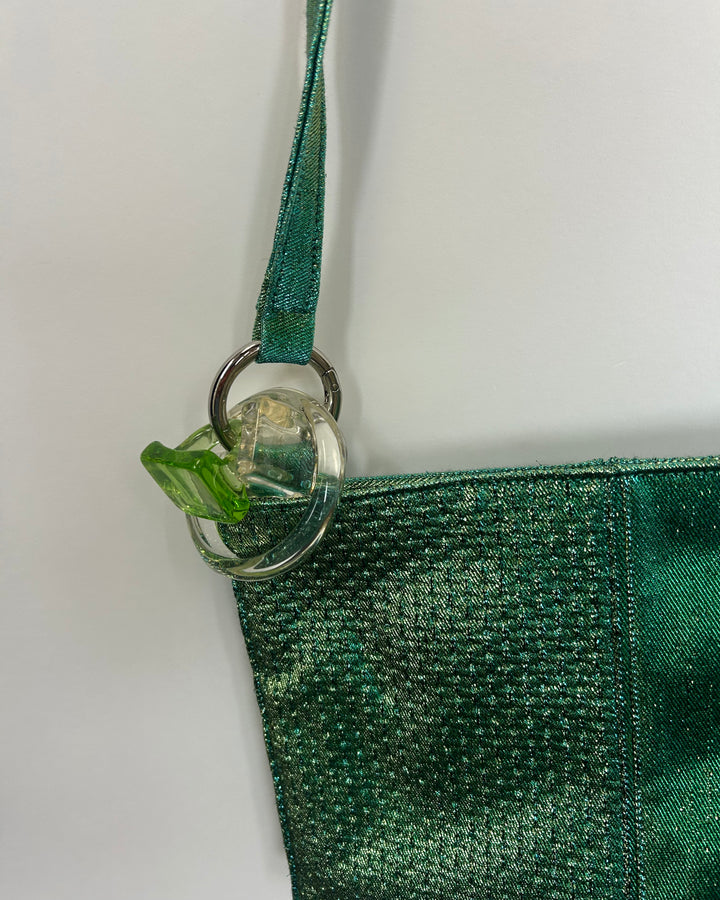 Emerald Green Ring Shoulder Bag