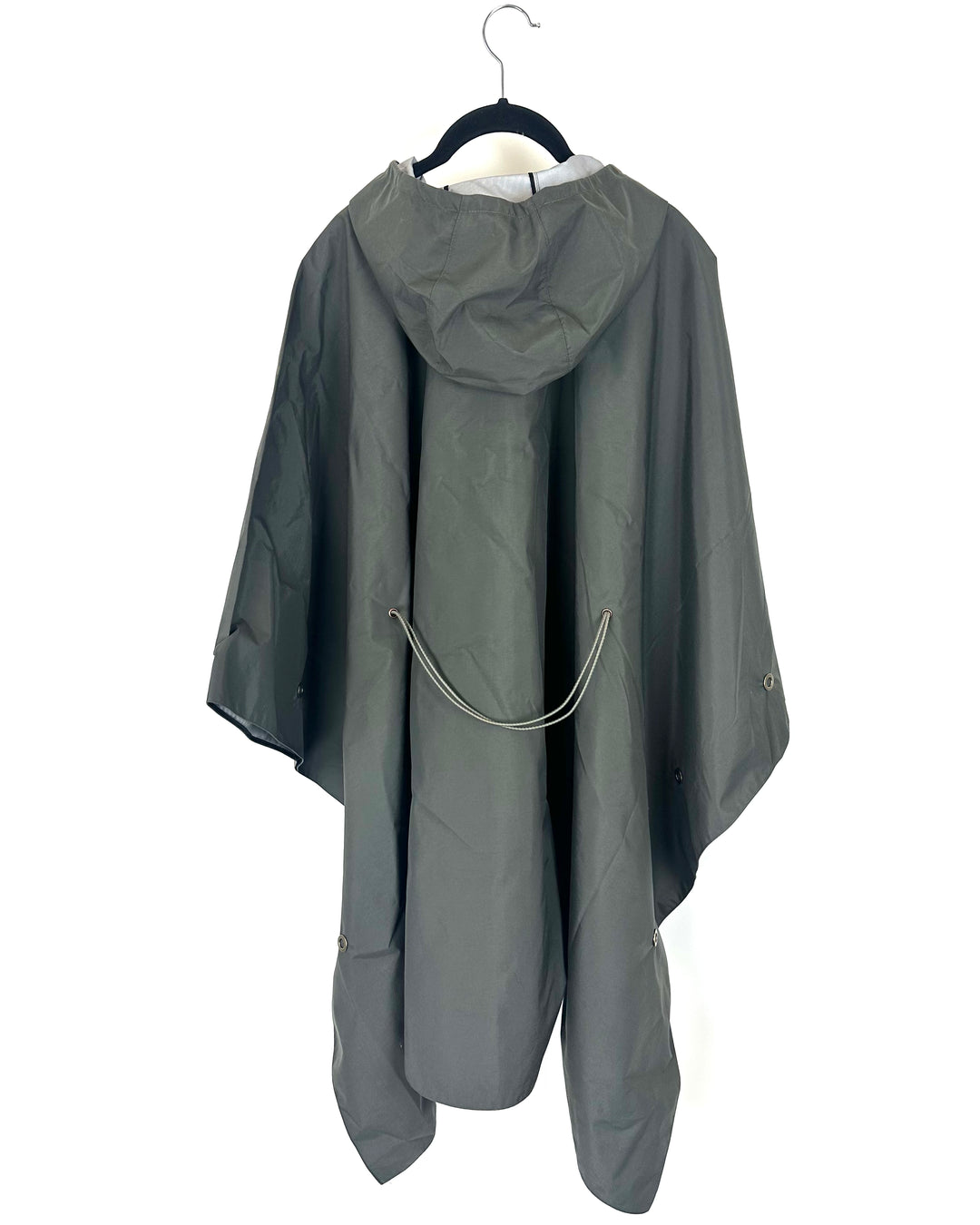 Dark Grey Poncho With Bungee Belt - Size 6/8 and 14/16