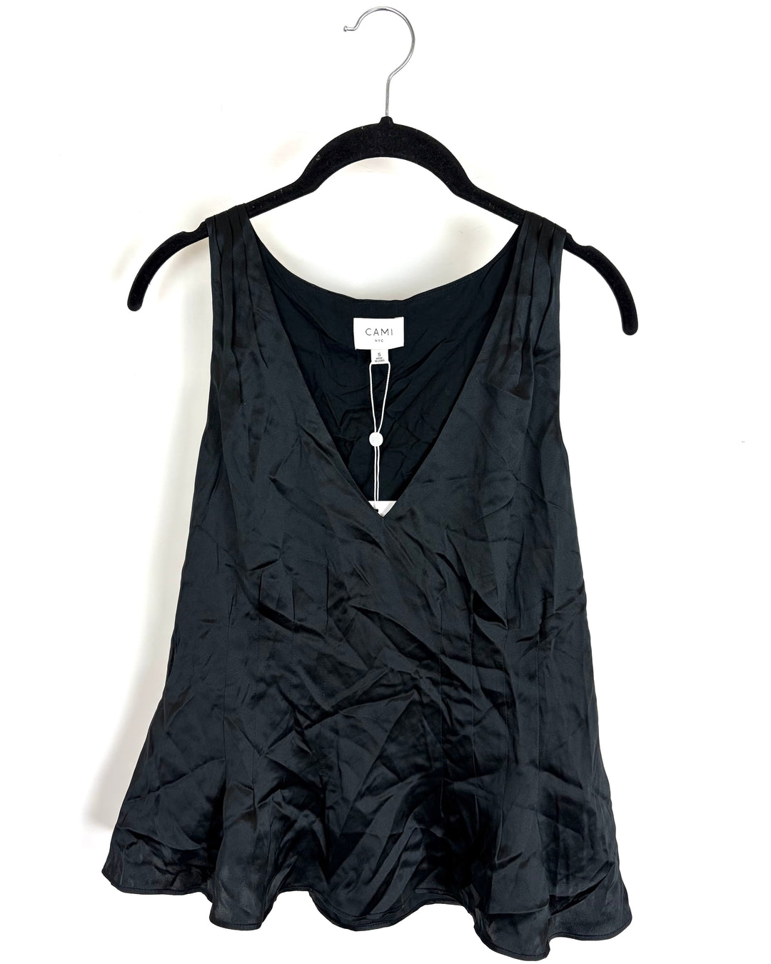 Black V-neck Top - Size 2/4