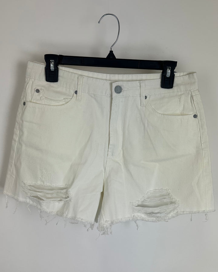 Articles of Society White Denim Shorts - Size 28