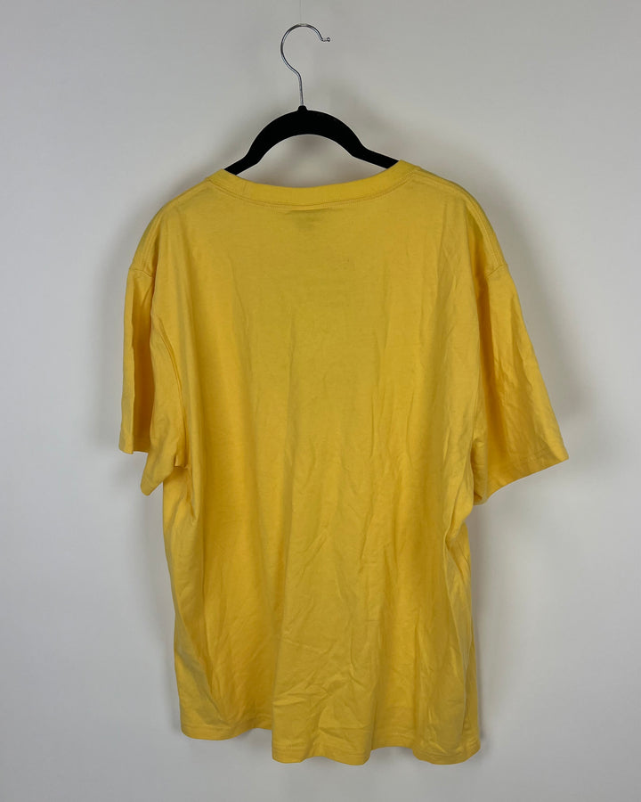 MENS Mustard Yellow T-Shirt - Medium