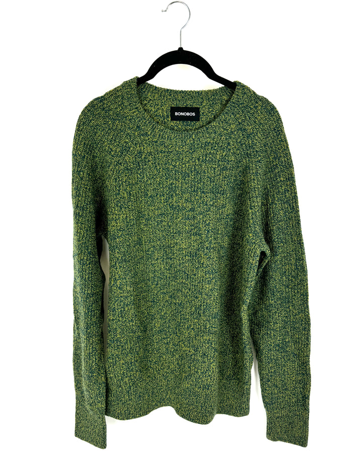 Unisex Green Knit Sweater - Mens Small / Womens Medium
