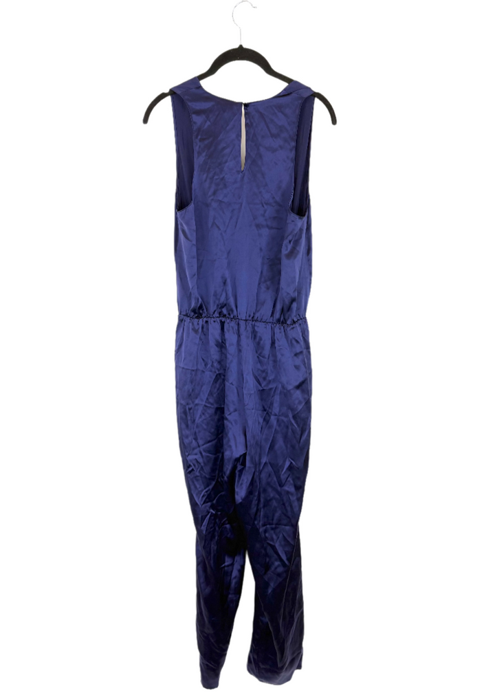 Blue V-Neck Jumpsuit - Size 4/6