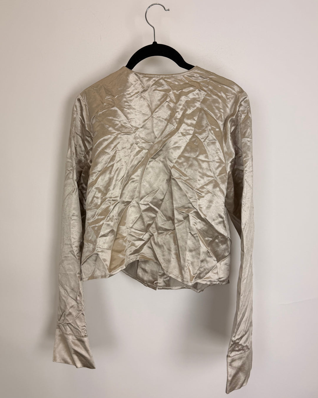 Champagne Color Button Blouse - Size 2/4