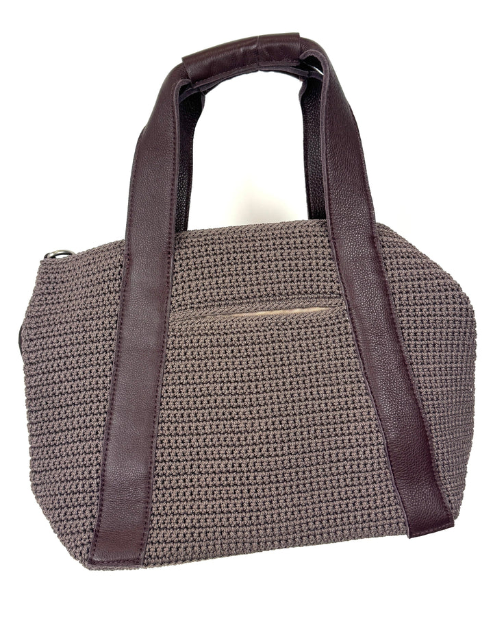 Brown Crochet Tote Bag