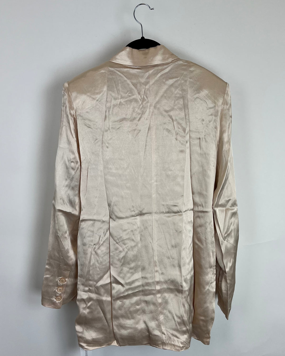Champagne Satin Blazer - Size 4/6