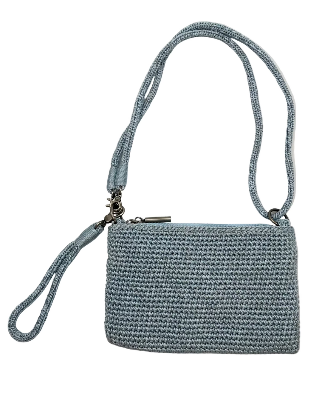 Baby Blue Small Crochet Bag