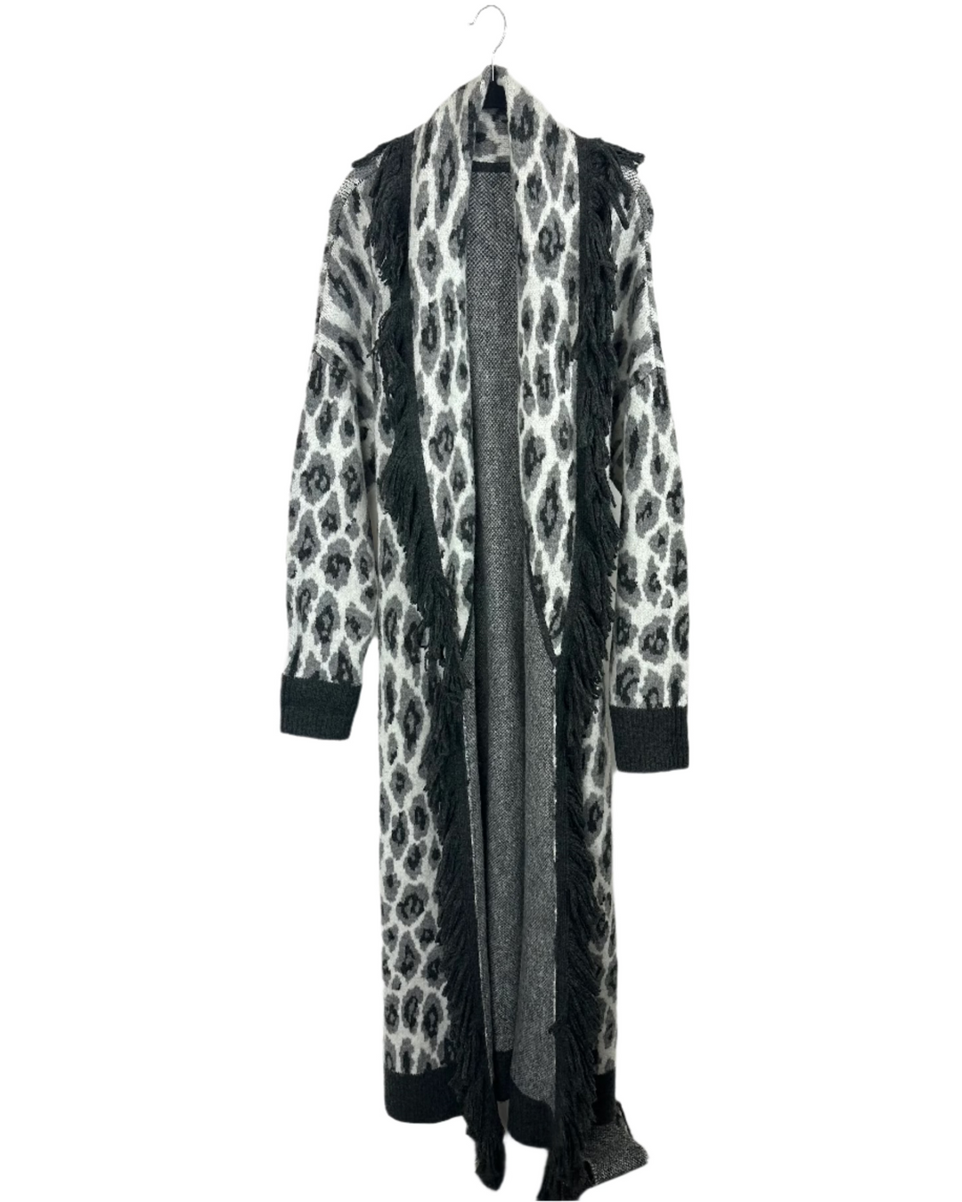 Long Fringe Sweater Cardigan - Size 6/8