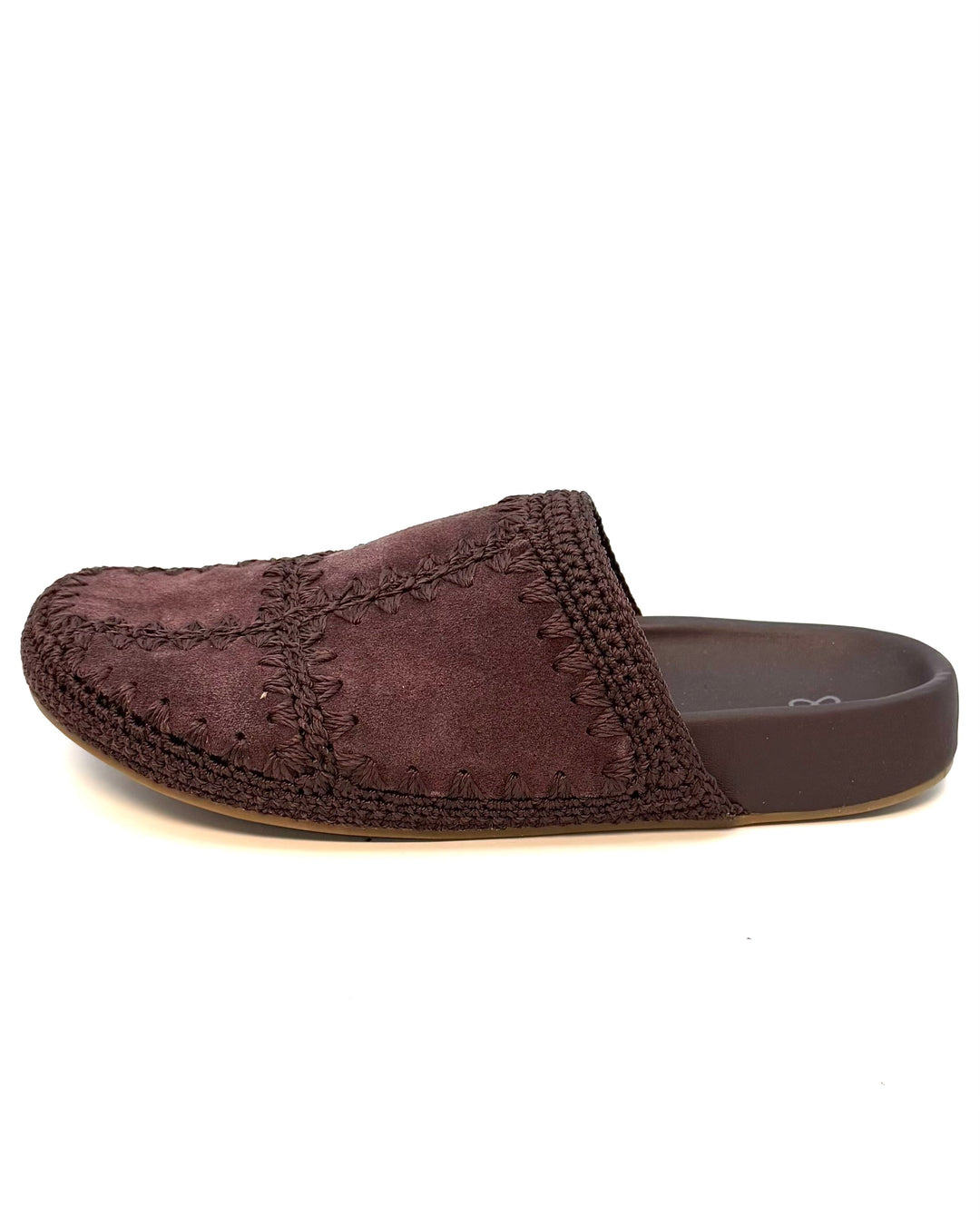 Chocolate Brown Embroidered Clog - Size 6, 8 and 9