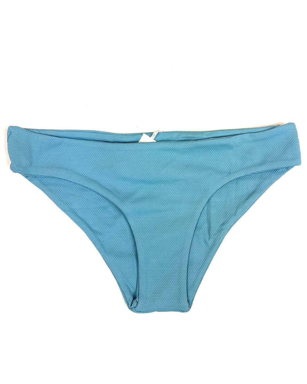 Sky Blue Textured Classic Bikini Bottom - S, M, L, XL