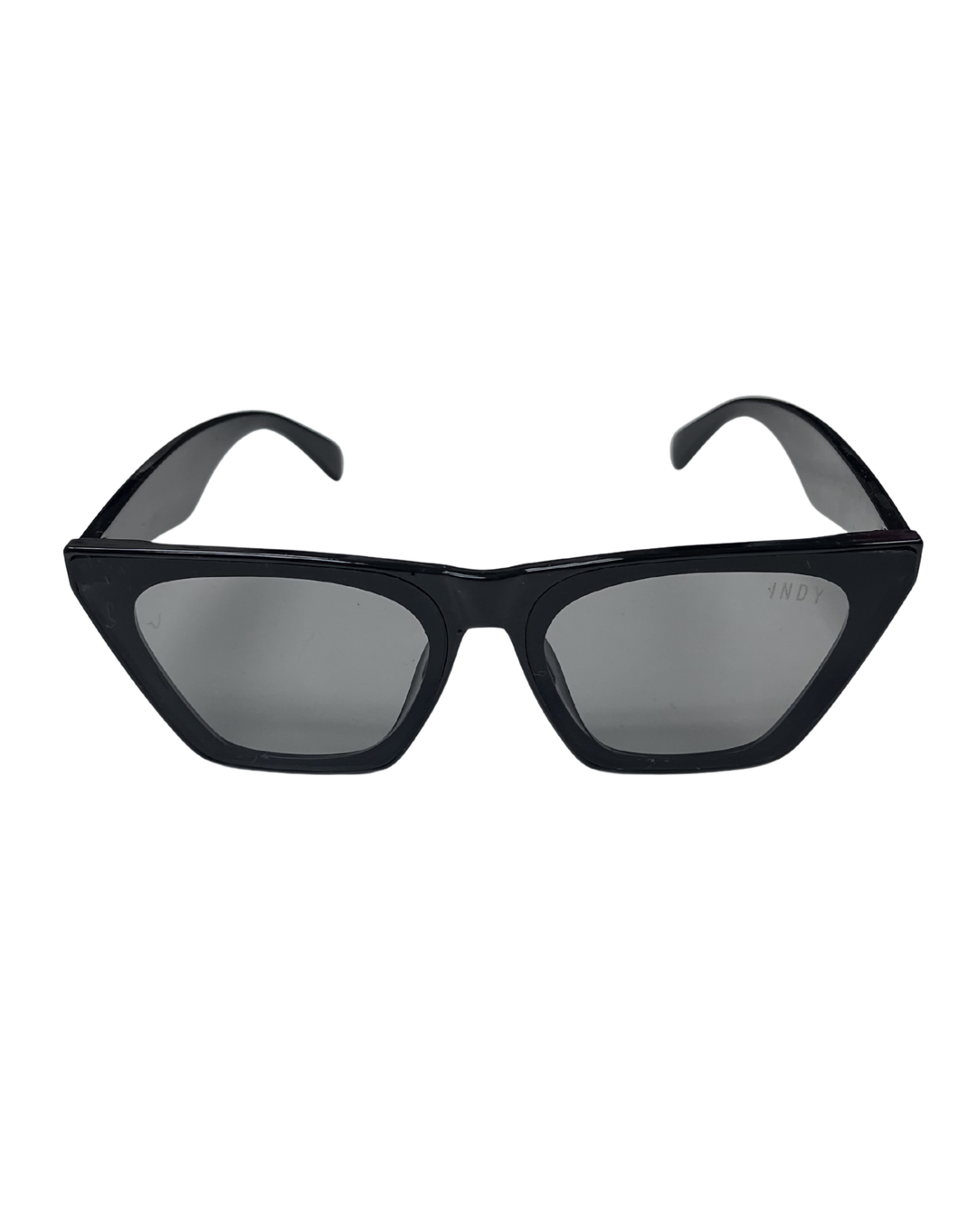 Black Abstract Side Sunglasses
