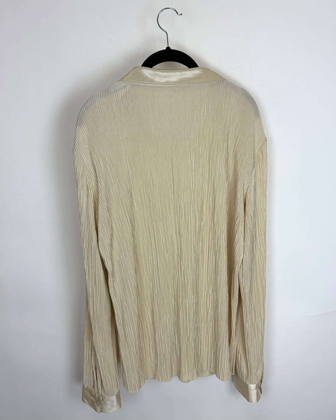 Light Beige Plisse Top - Size 4/6