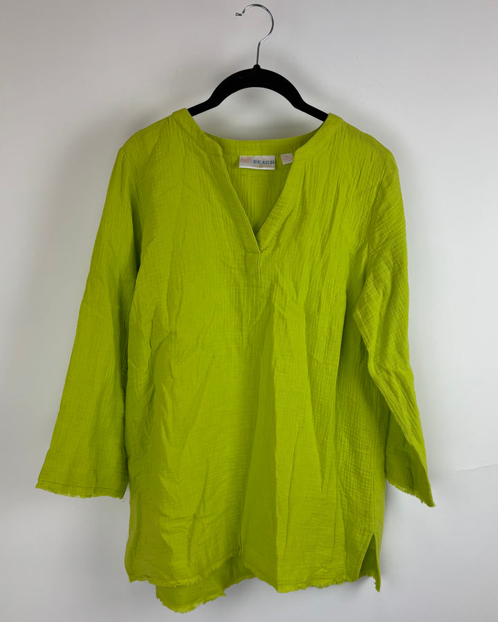 Lime Green Lightweight Top - Size 6/8
