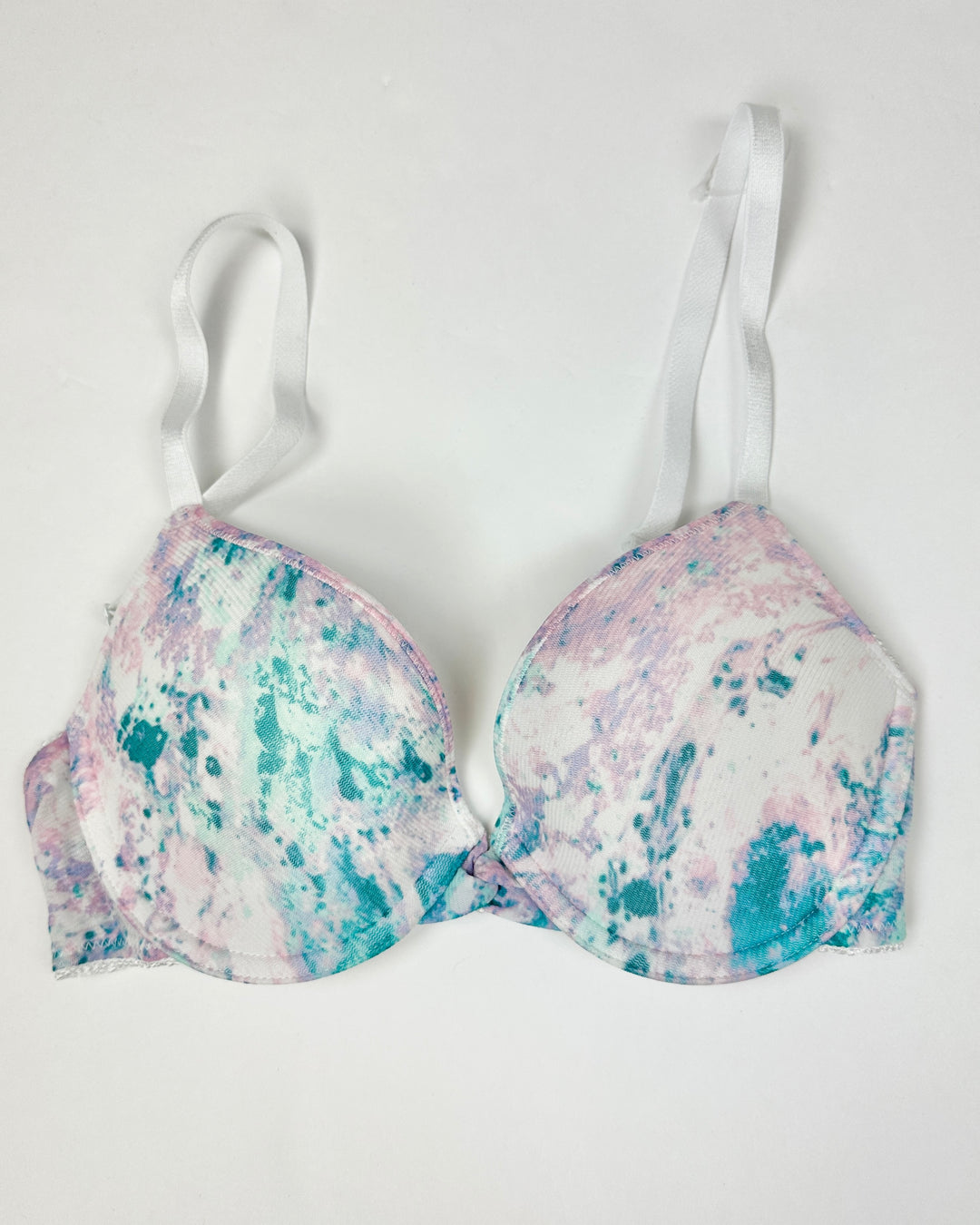Blue And Pink Pushup Bra - 34B and 34C